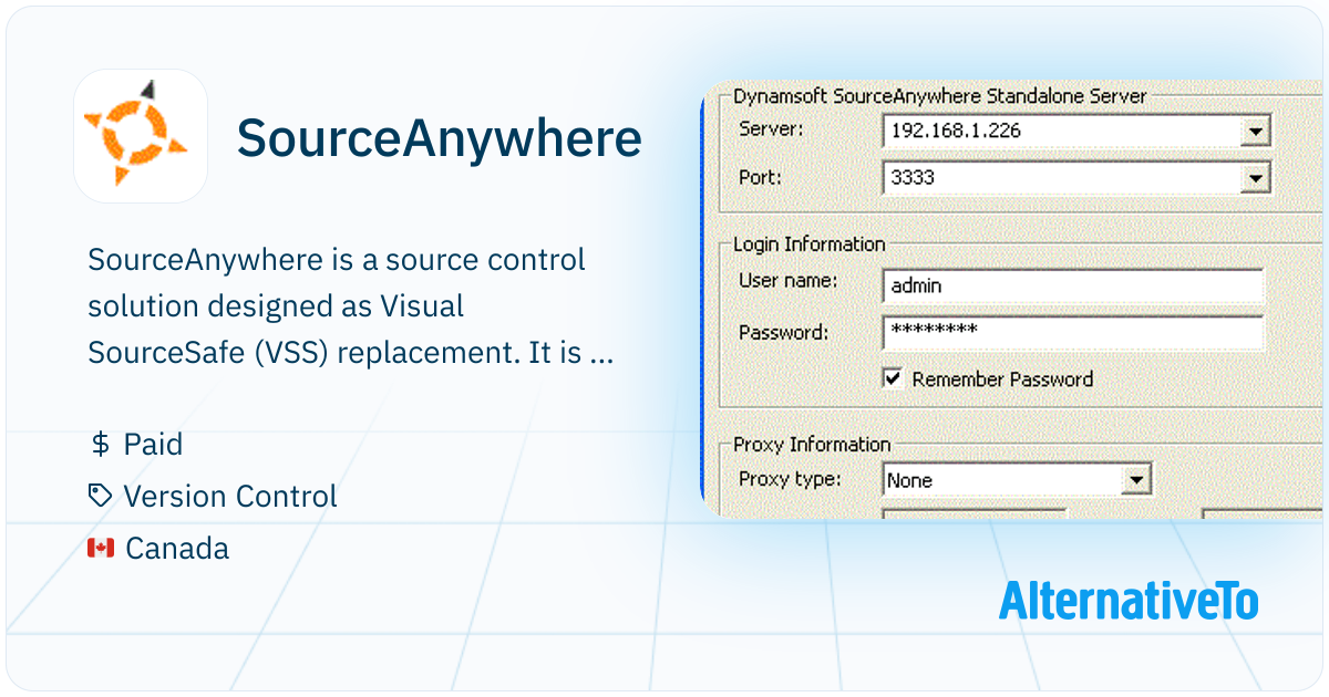 SourceAnywhere: The Best SourceSafe Replacement | AlternativeTo
