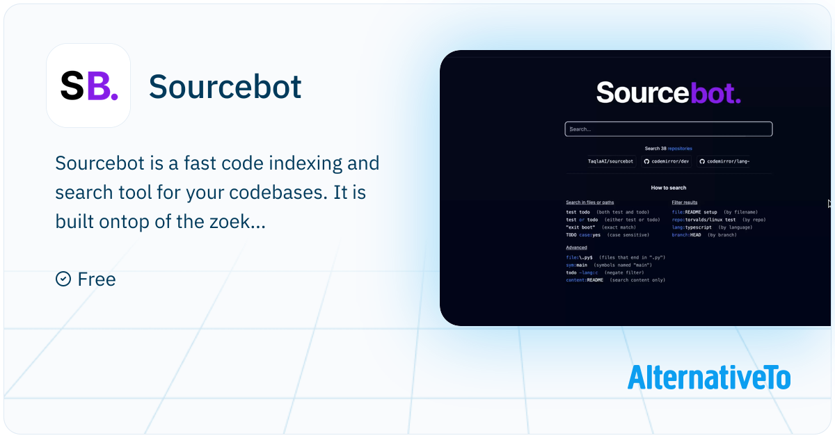 Sourcebot: Blazingly fast code search. Deployed as a single Docker ...
