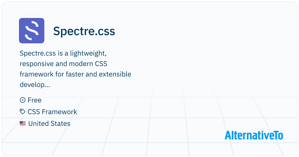 Spectre.css: Lightweight, responsive and modern CSS framework for ...