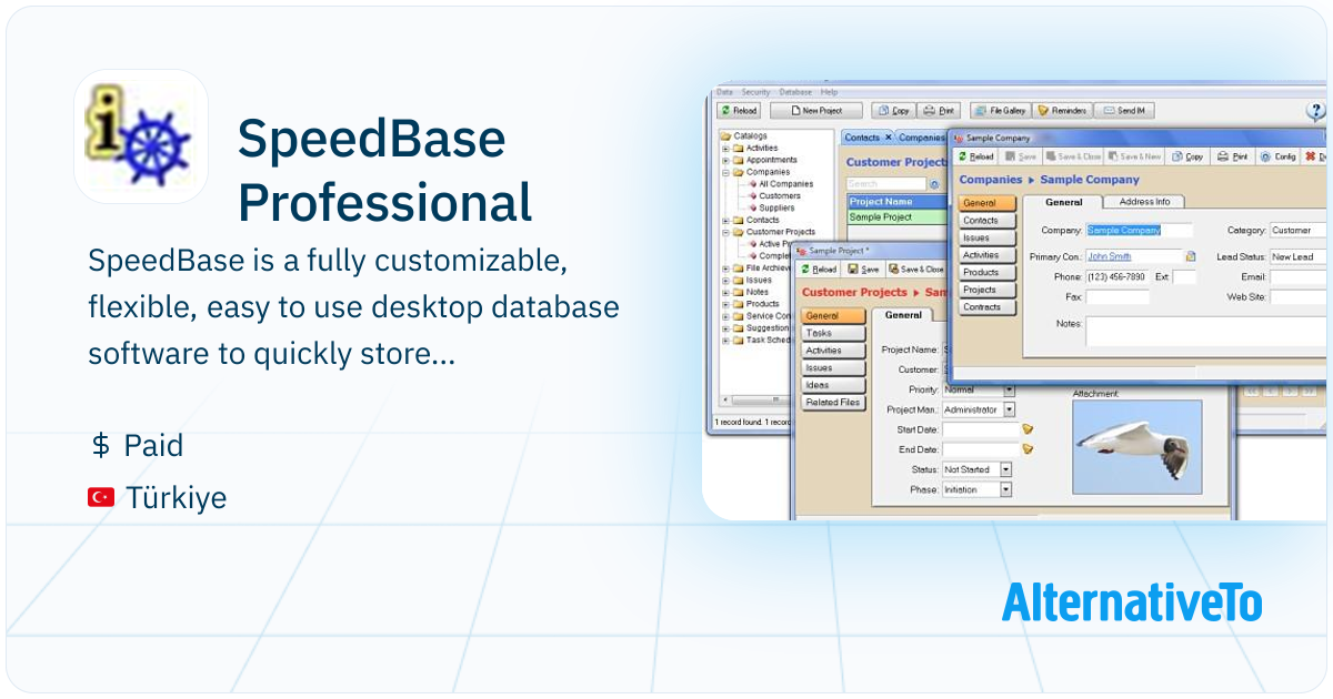 SpeedBase Professional: SpeedBase is a fully customizable desktop ...