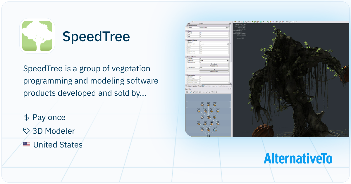SpeedTree: Powerful toolkit used to create 3D vegetation for video ...