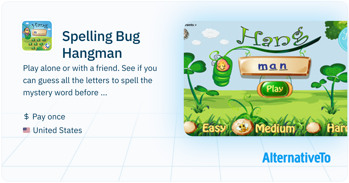 Spell Bug Spelling Bug Hangman: See if you can guess all the letters to spell the ...