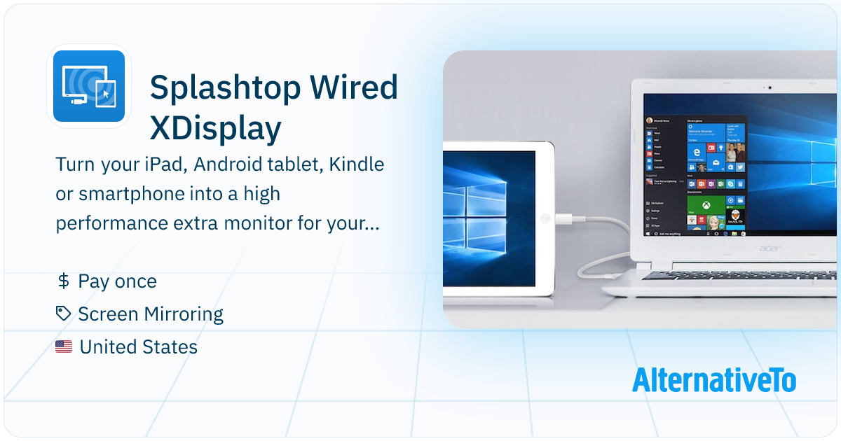 Splashtop Wired XDisplay: Turn your iPad, Android tablet, Kindle or ...