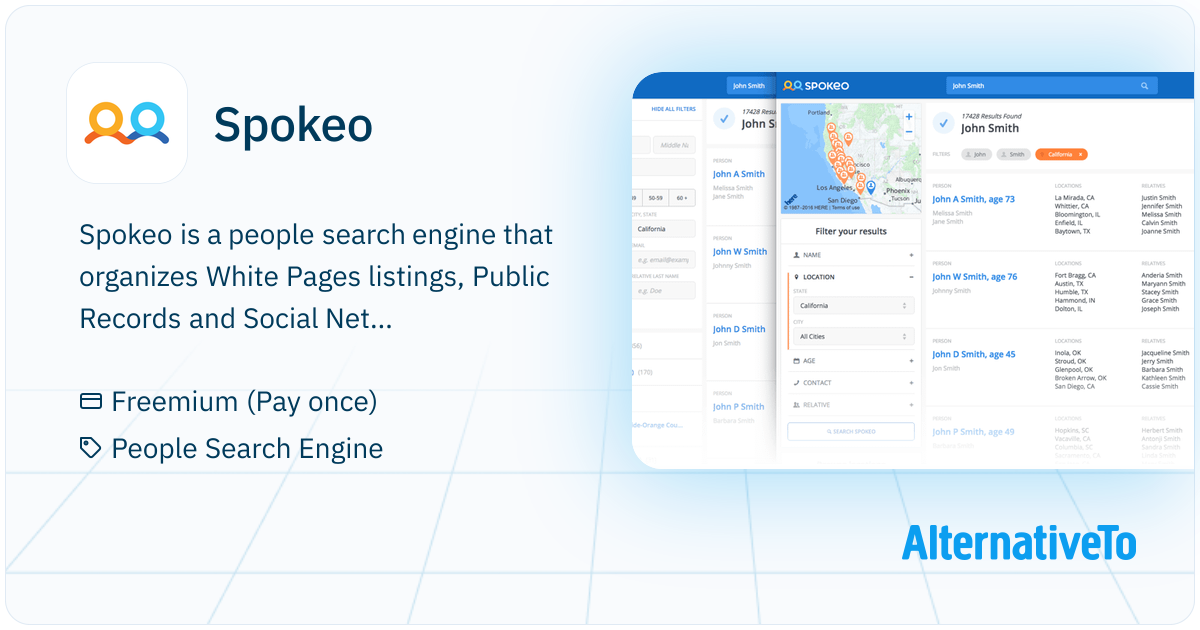 Spokeo Sign In Spokeo: Lookup tool that supports searching by address, email, name ...