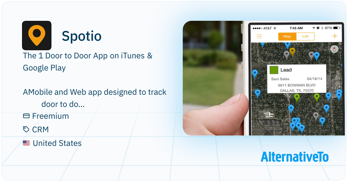 Spotio: The App for Tracking Door-to-Door Sales | AlternativeTo