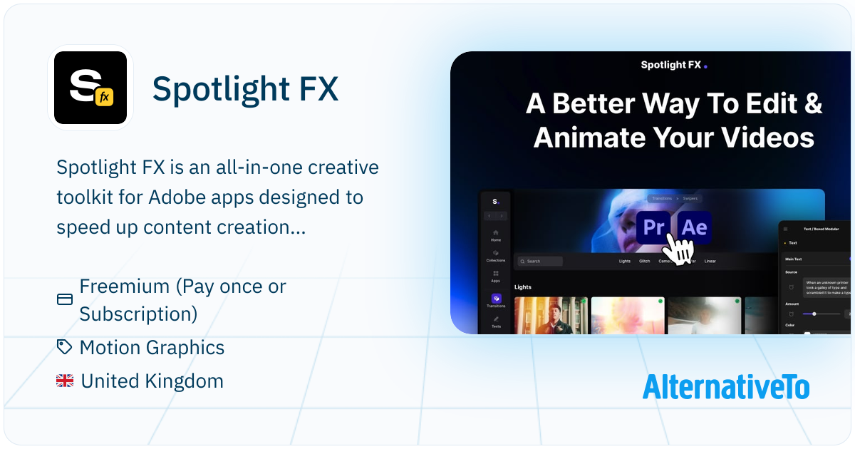 Spotlight FX: Plugin for Adobe After Effects and Premiere Pro that ...