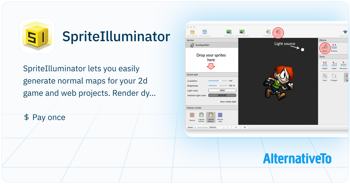 SpriteIlluminator: Normal map editor for dynamic lighting and special ...