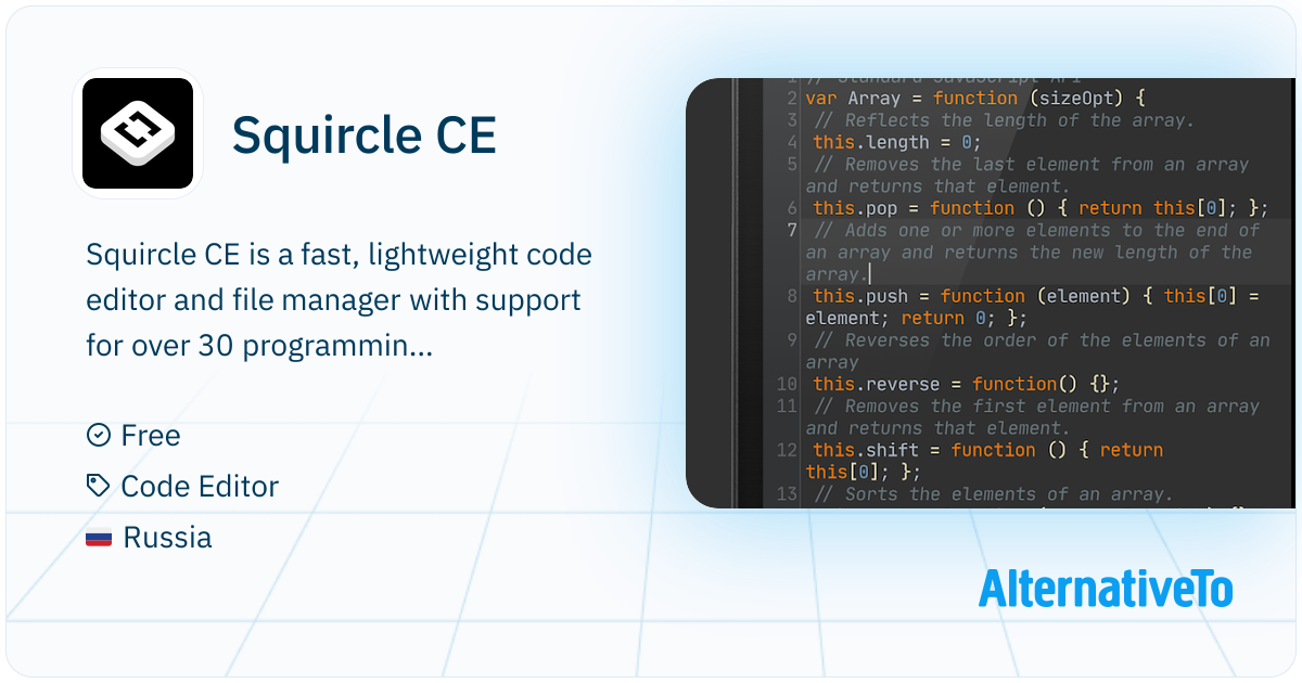 Code Squirrel Squircle CE: Squircle IDE is a fast and free multi-language code editor ...