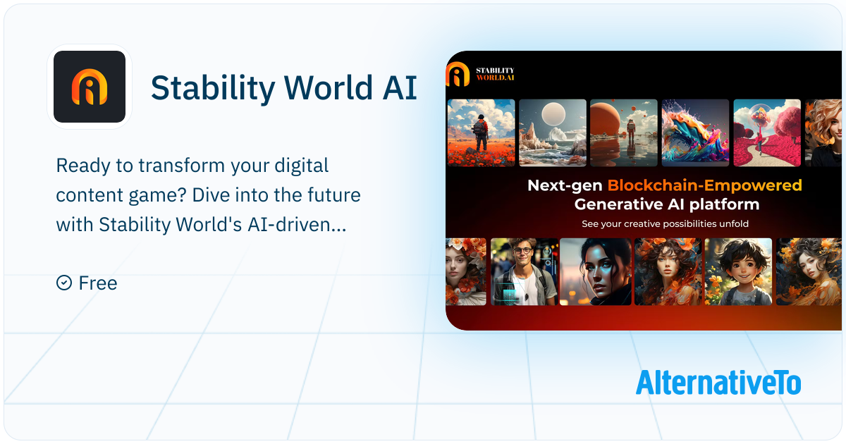 Stability World AI: Stability World is an AI generator platform that ...