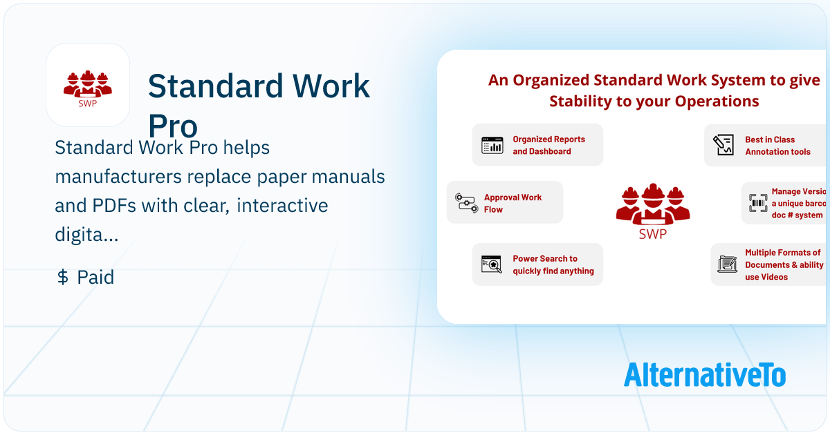 Standard Work Pro: Is OrcaLean’s digital SOP and work instruction ...