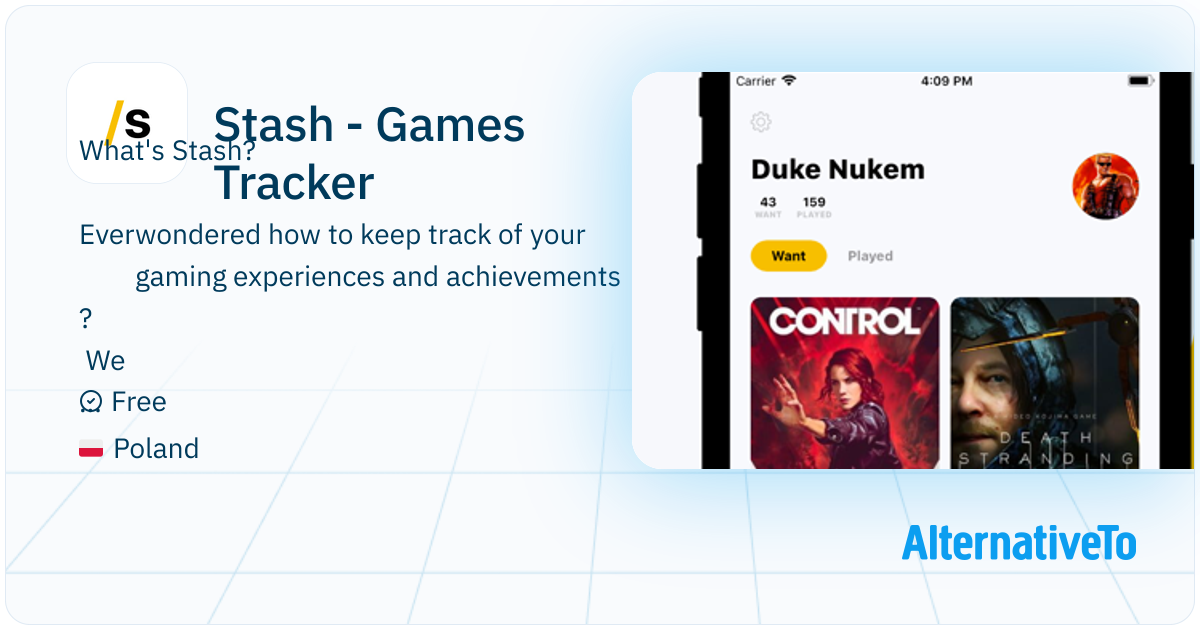 Stash - Games Tracker: Manage your games collection. Track your game ...