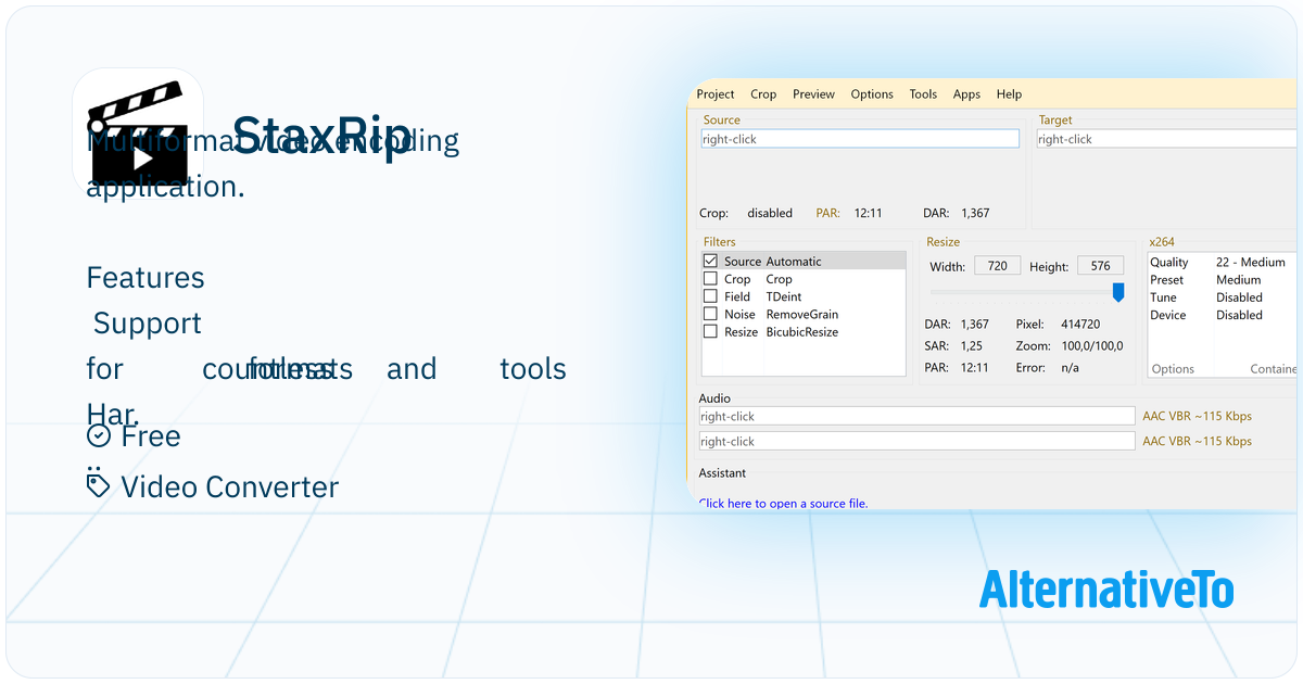 StaxRip: Video encoding app for Windows with a unrivaled feature set ...