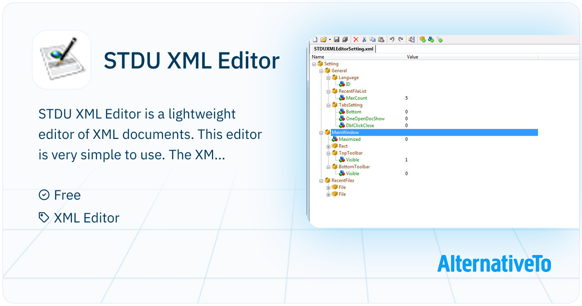 STDU XML Editor: Light and fast XML editor | AlternativeTo
