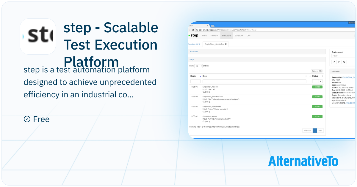 step - Scalable Test Execution Platform: Step is a comprehensive test ...