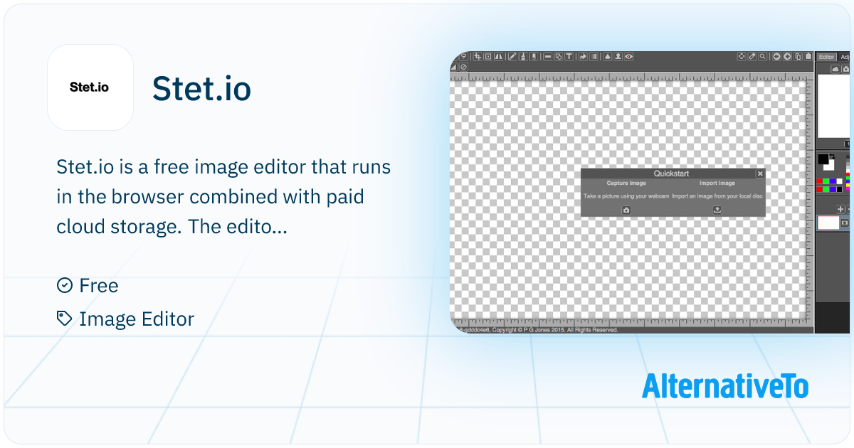 Stet.io: Online image editor combined with cloud storage, allowing image editing on any ...