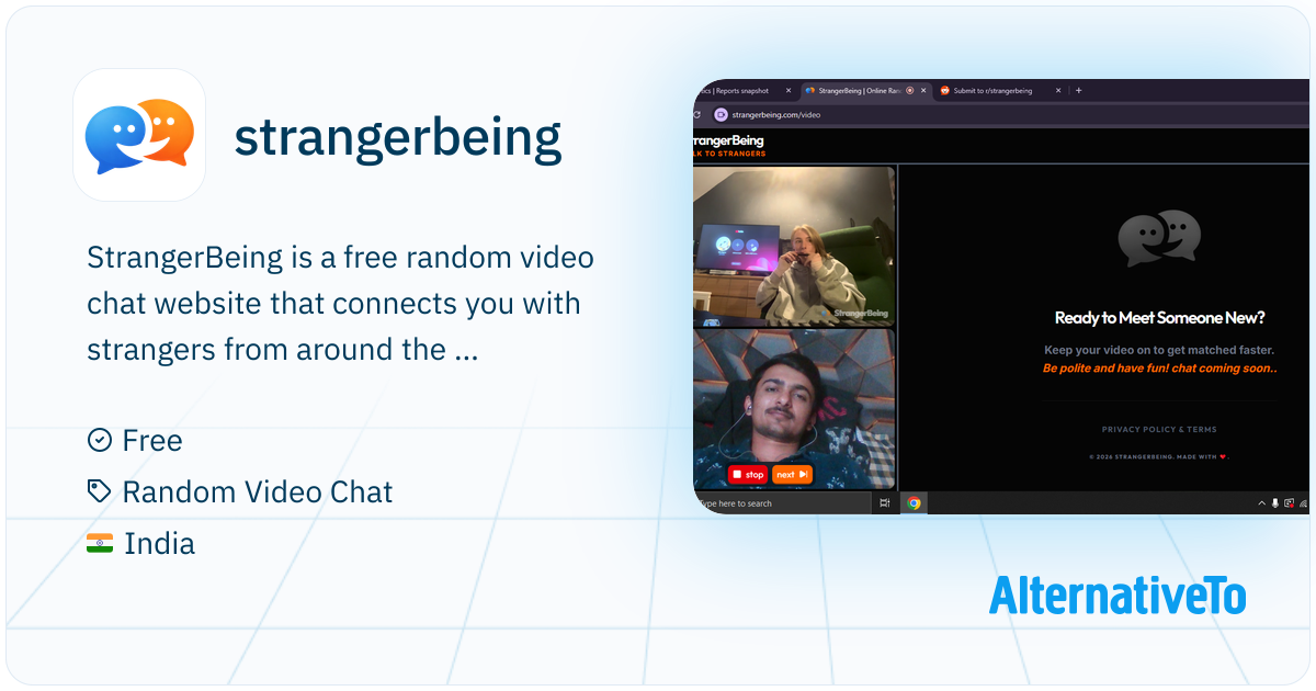 Randomer Bring Single strangerbeing: StrangerBeing is a free random video chat platform that ...