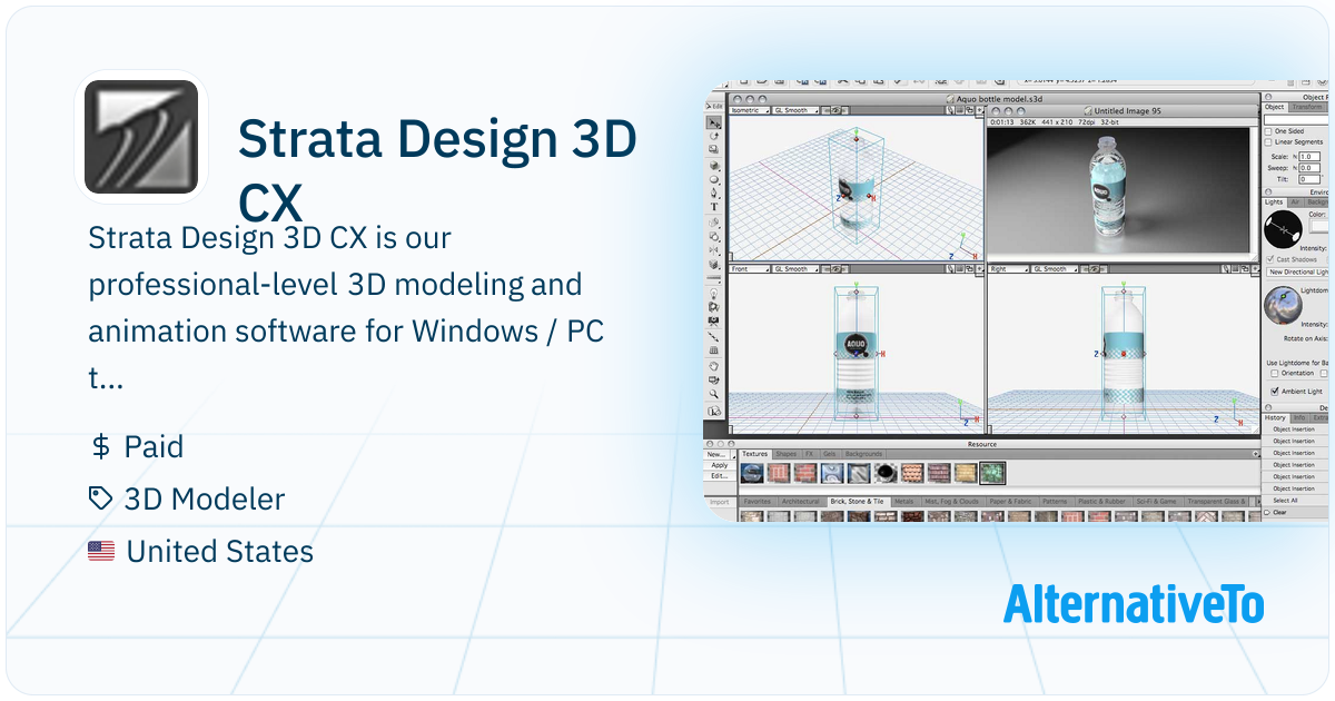 Strata Animation Strata Design 3D CX: PROFESSIONAL LEVEL 3D MODELING AND ANIMATION ...