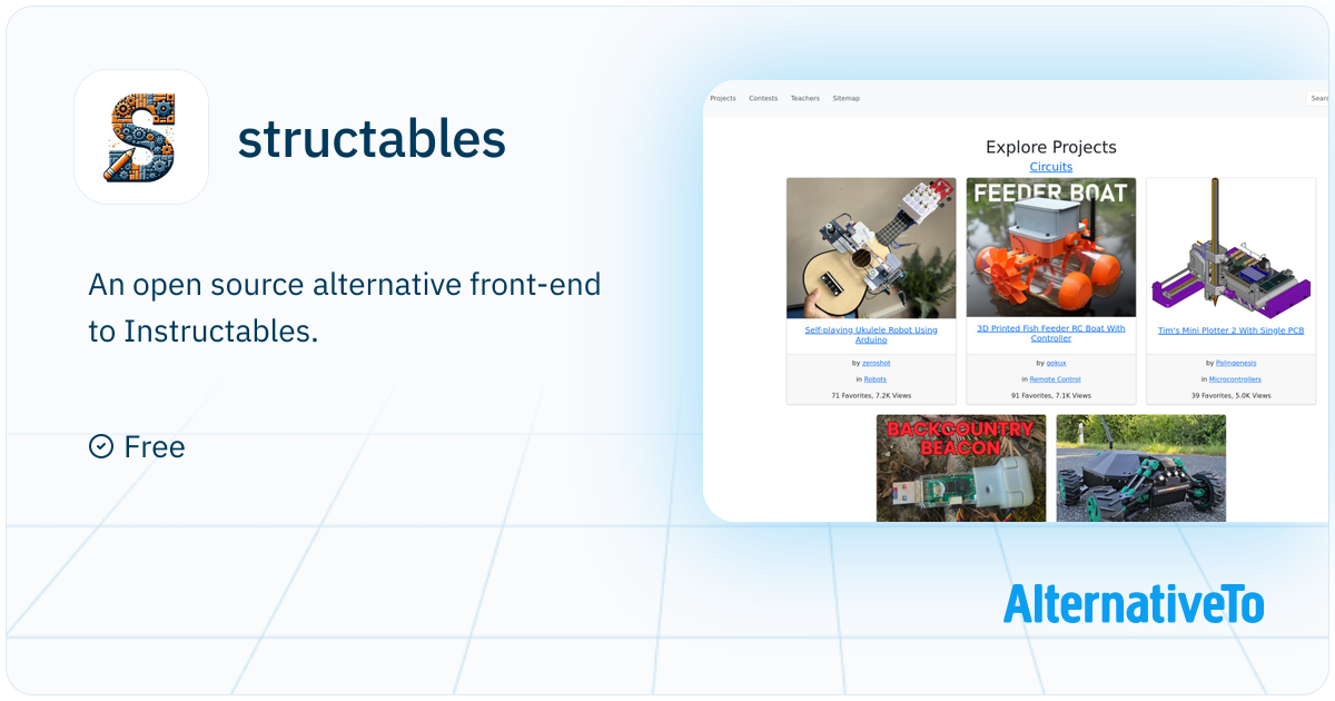 structables: An open source alternative front-end to Instructables ...