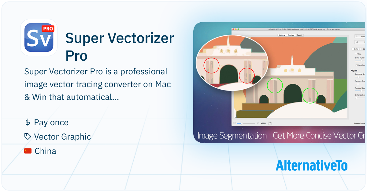 Super Vectorizer Pro: Vector Trace and Image Converter on Mac and Win ...