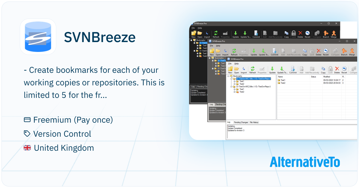 SVNBreeze: Easy to use Subversion client for Windows | AlternativeTo