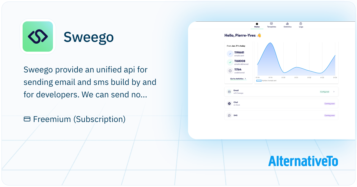 Sweego: Email and SMS sending platform for developers and builders ...