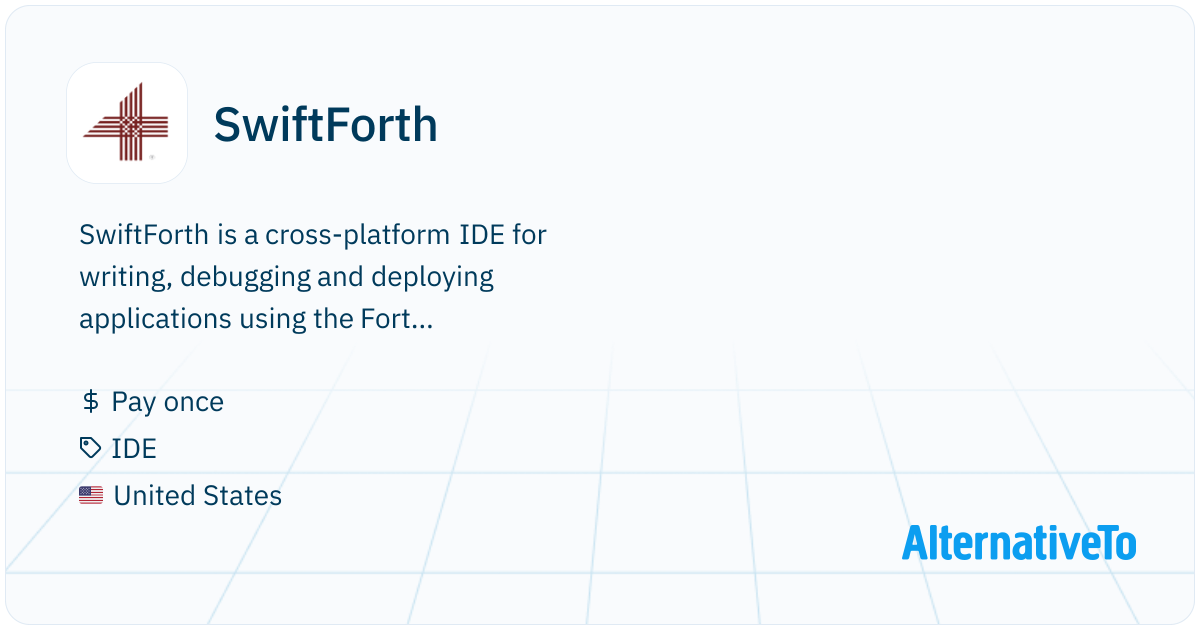 SwiftForth: Cross-platform IDE for the Forth programming language ...
