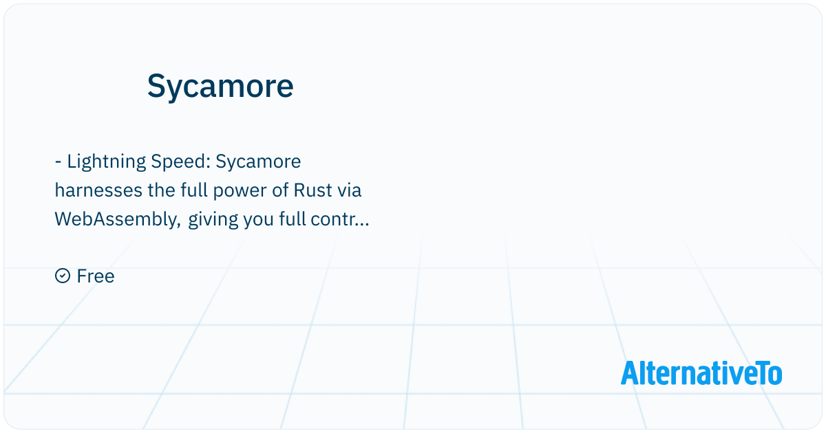 Sycamore: A reactive library for creating web apps in Rust and ...