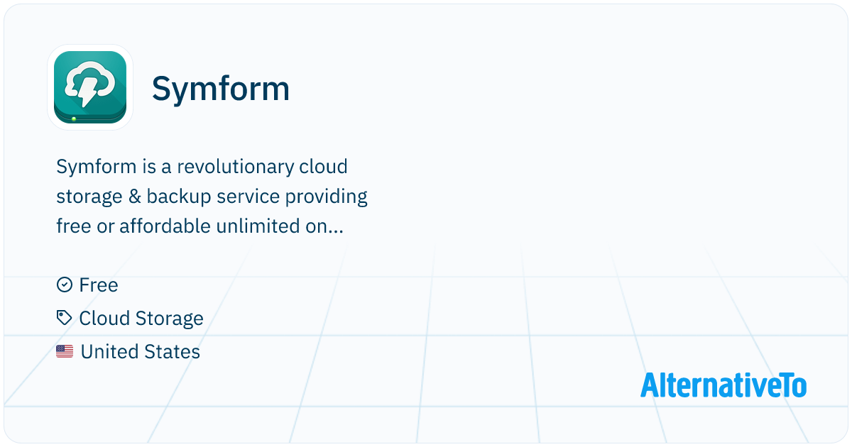 Symform: Revolutionary cloud storage & | AlternativeTo