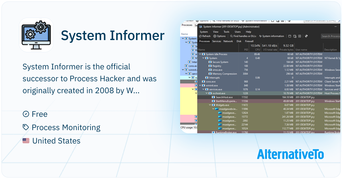 System Informer: A free, powerful, multi-purpose tool that helps you ...