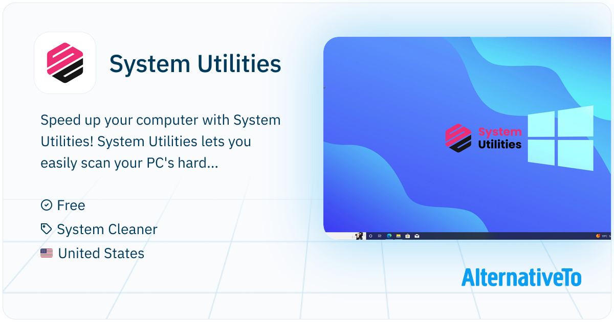 Pcx Utilities System Utilities: Optimize your computer now — fast, easy, and free ...