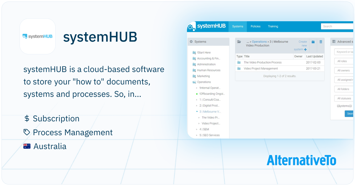 systemHUB: Cloud-based software to store your 