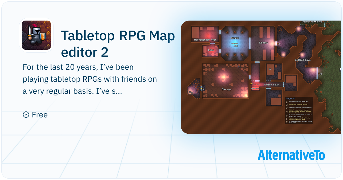 Map Editor Alternative Tabletop RPG Map editor 2: RPG Map Editor is the new version of ANAmap ...