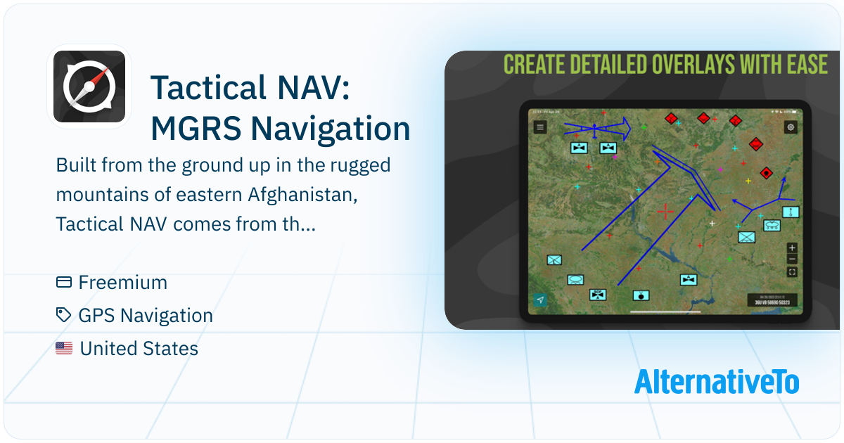 Tactical NAV: MGRS Navigation: Military-grade navigational app, created ...