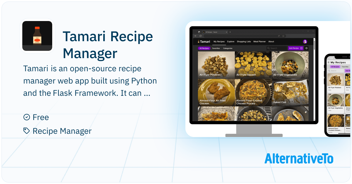 Recipe Task Manager Tamari Recipe Manager: A self-hosted web app for recipe management ...