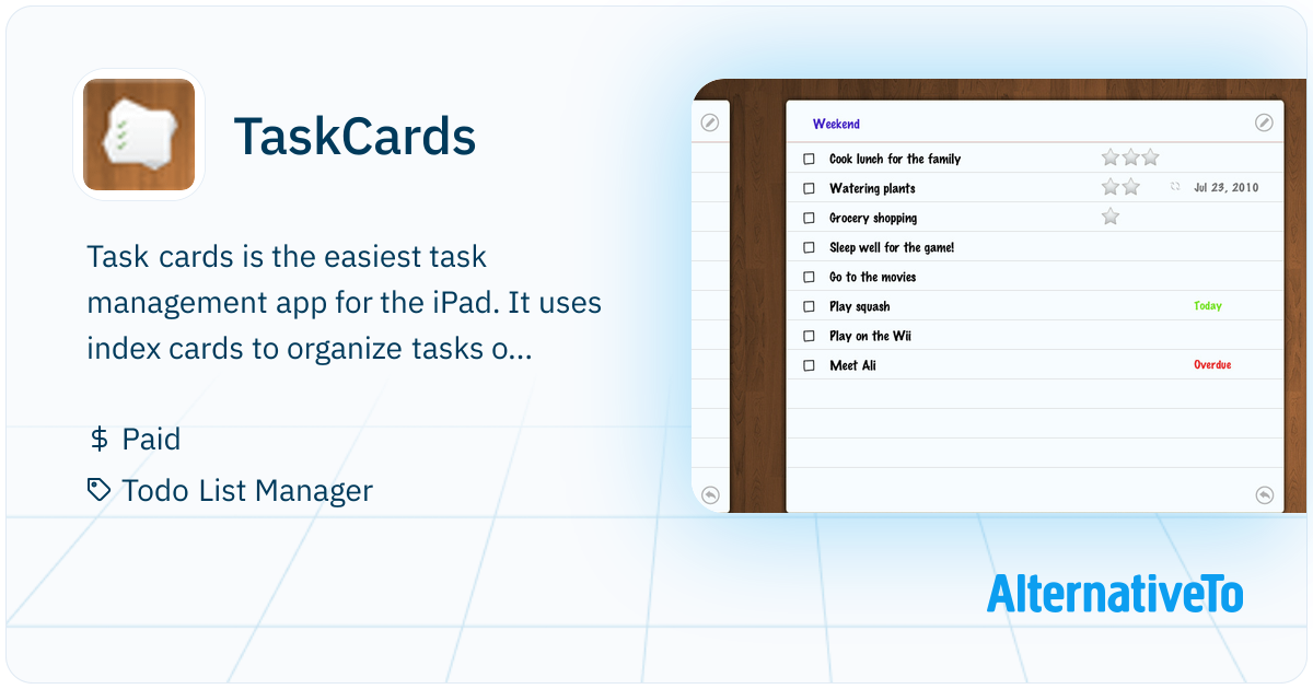Task Cards Android TaskCards: Task cards is the easiest task management app for ...