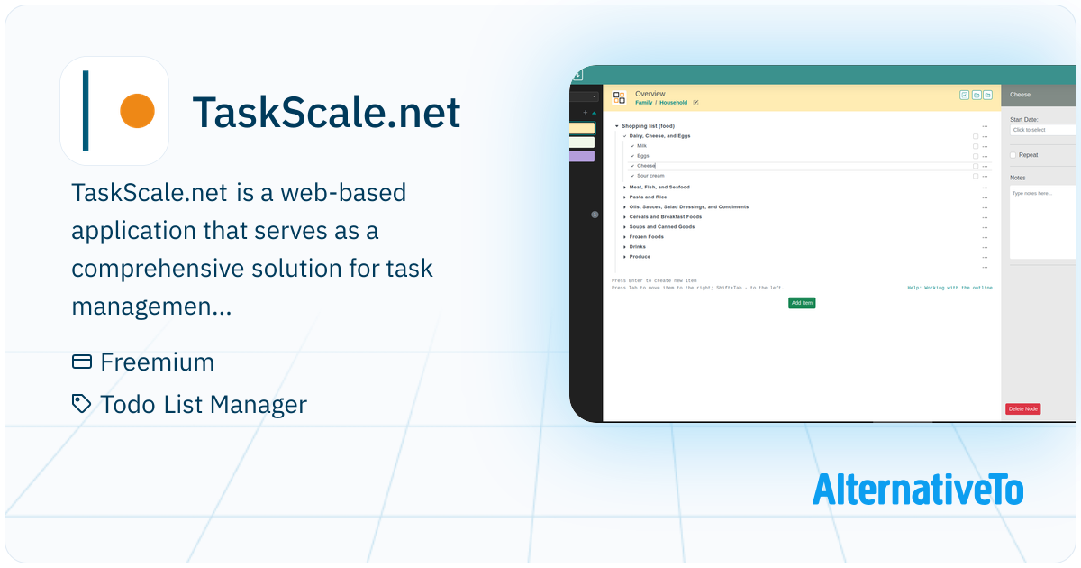 TaskScale.net: Personal Information Manager, Note-Taking App and a Task ...