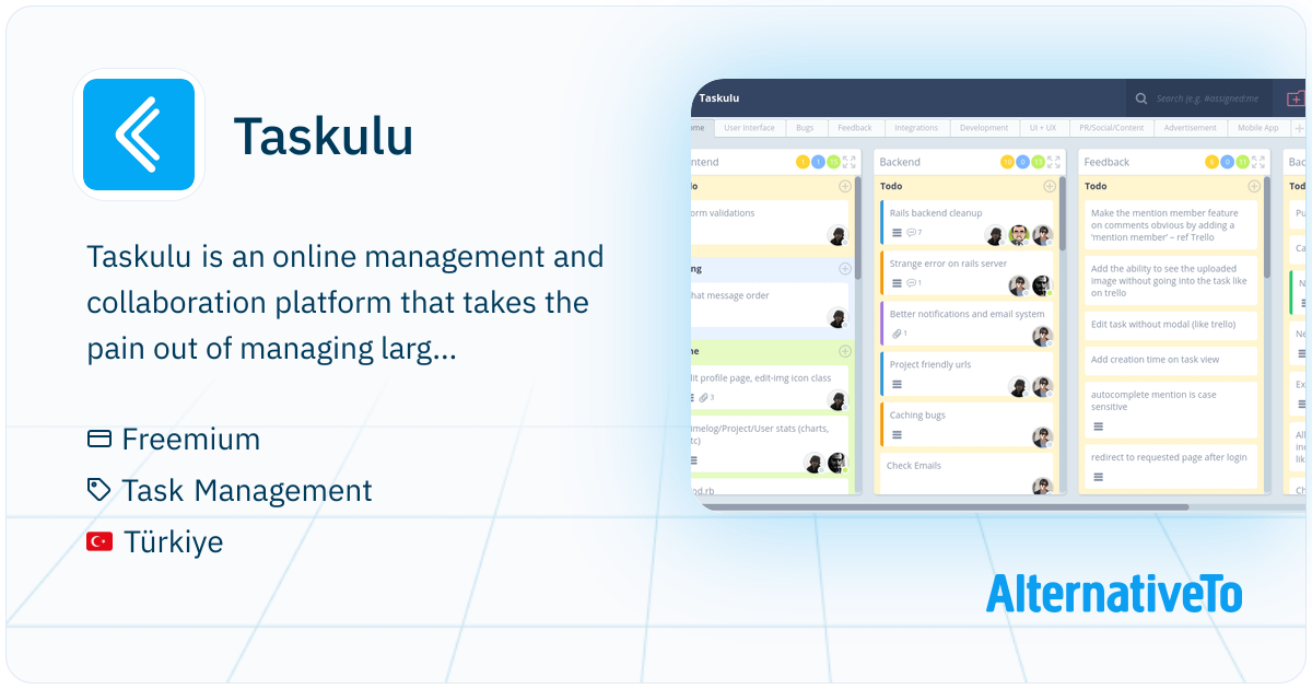 Taskulu: Online management and collaboration | AlternativeTo