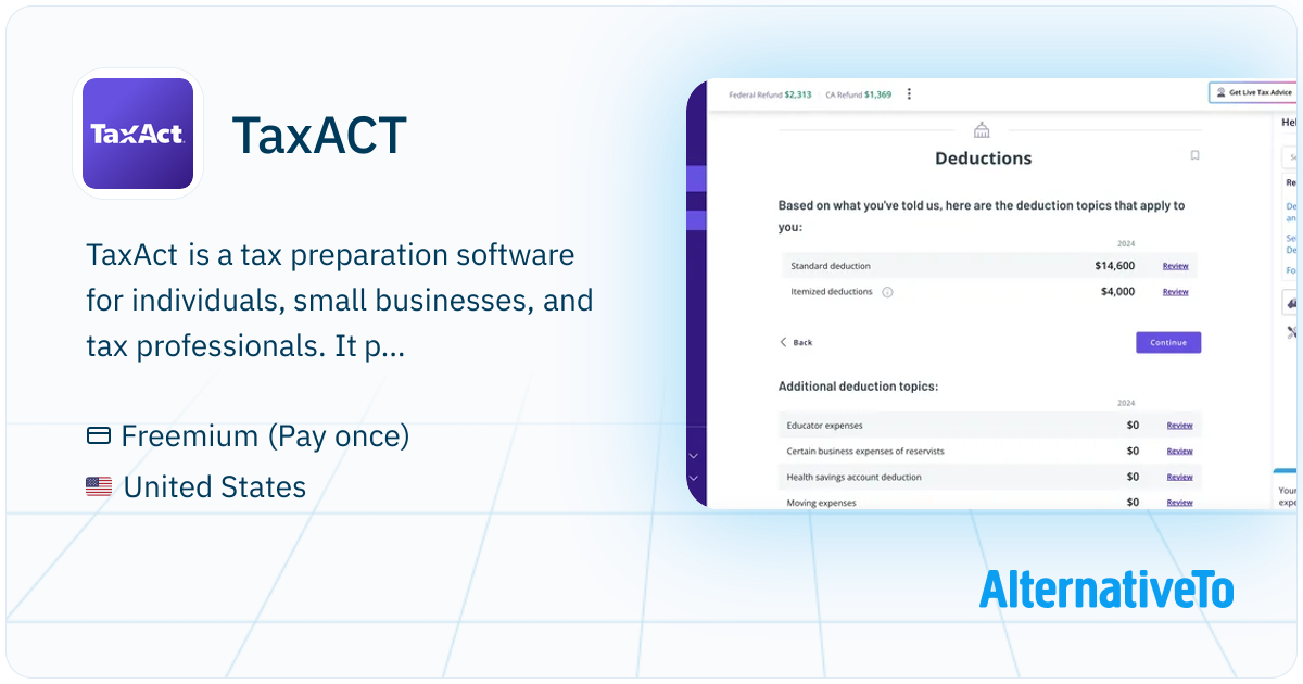 Taxact.com Sign In TaxACT: Online income tax filing for individuals and businesses ...