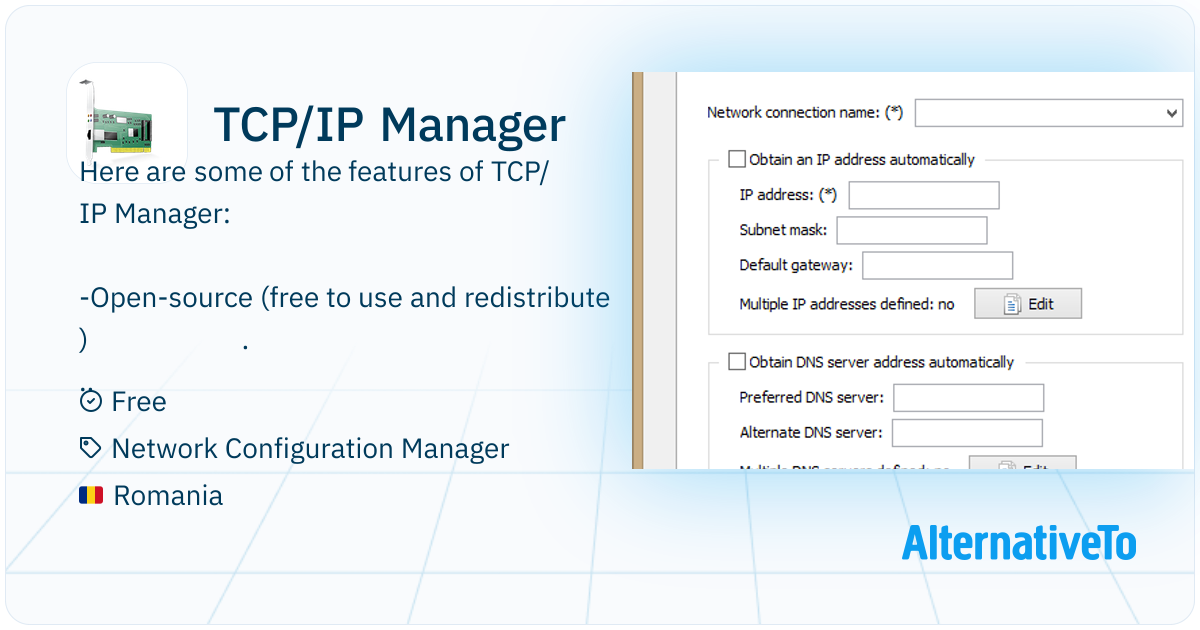 TCP/IP Manager: Designed to help computer users keep track of their ...