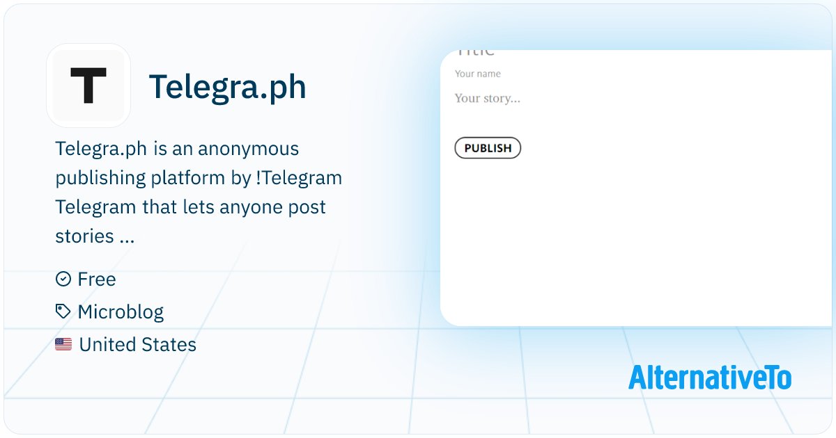 Telegra.ph: Post articles online without an account at Telegram's ...
