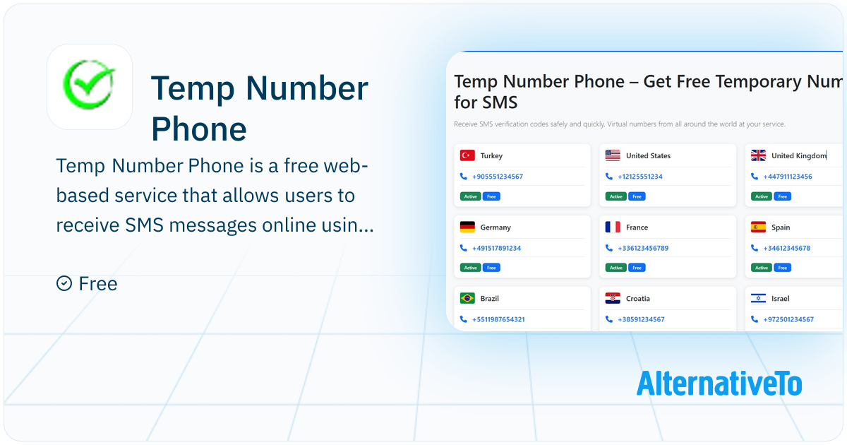 Temp Number Phone: Receive SMS online for free using temporary phone ...