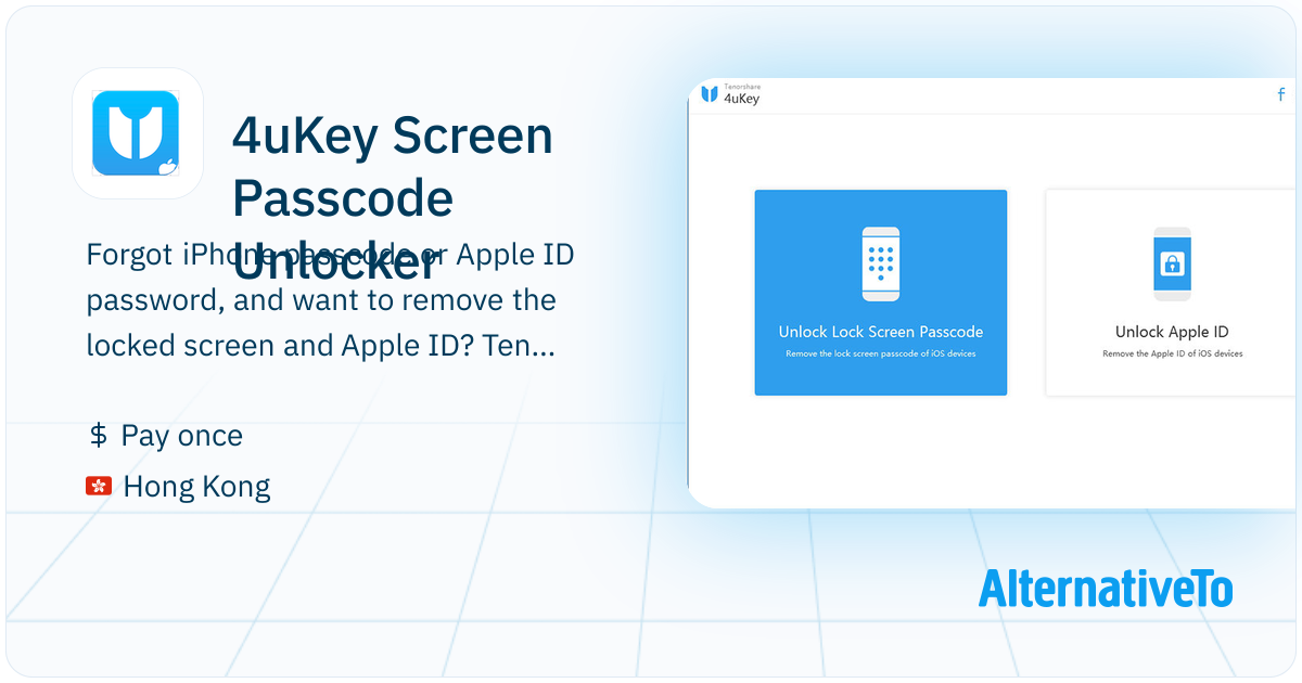 4uKey Screen Passcode Unlocker: Unlock iPhone Apple ID and Locked ...