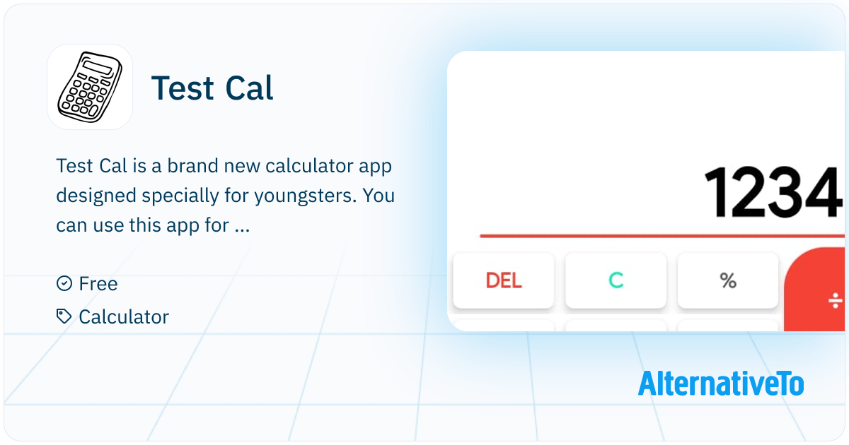 Mod Cal Test Test Cal: Brand new calculator app designed | AlternativeTo