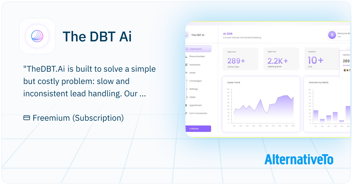 The DBT Ai: AI Appointment Setter That Books Meetings in Seconds ...