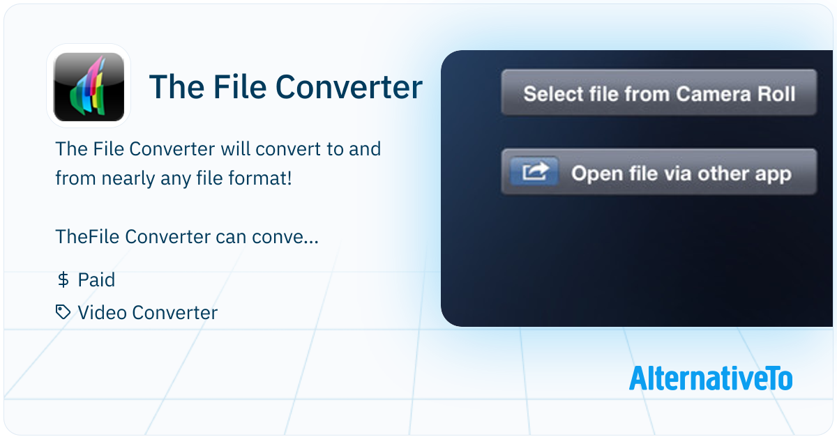 The File Converter: Will convert to and from | AlternativeTo