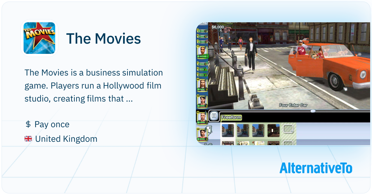 The Movies: Business simulation game. Players run a Hollywood film ...