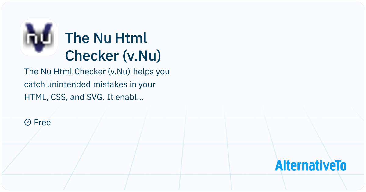 The Nu Html Checker (v.Nu): Catch unintended mistakes in your HTML, CSS ...