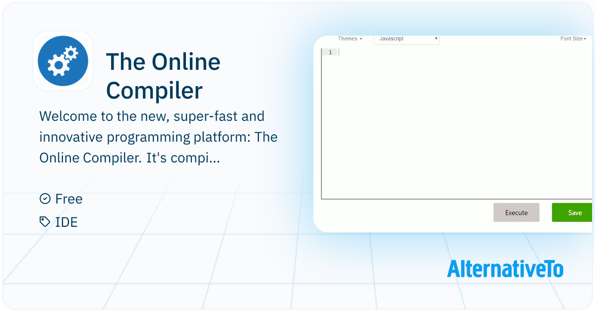 The Online Compiler: Web based coding platform with a beautiful UI and ...