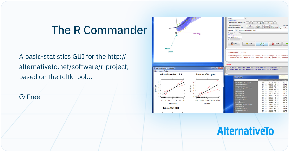 The R Commander: A basic-statistics GUI for the http://alternativeto ...