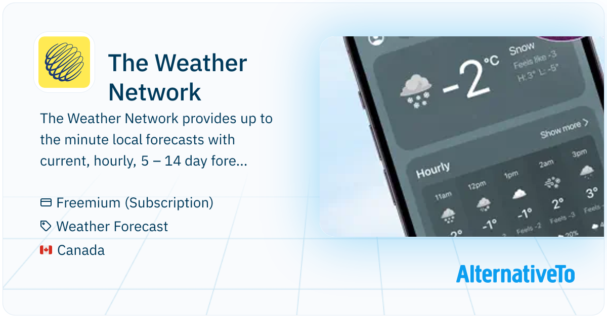 Distance Weather Network The Weather Network: Your Weather When It Really Matters | AlternativeTo
